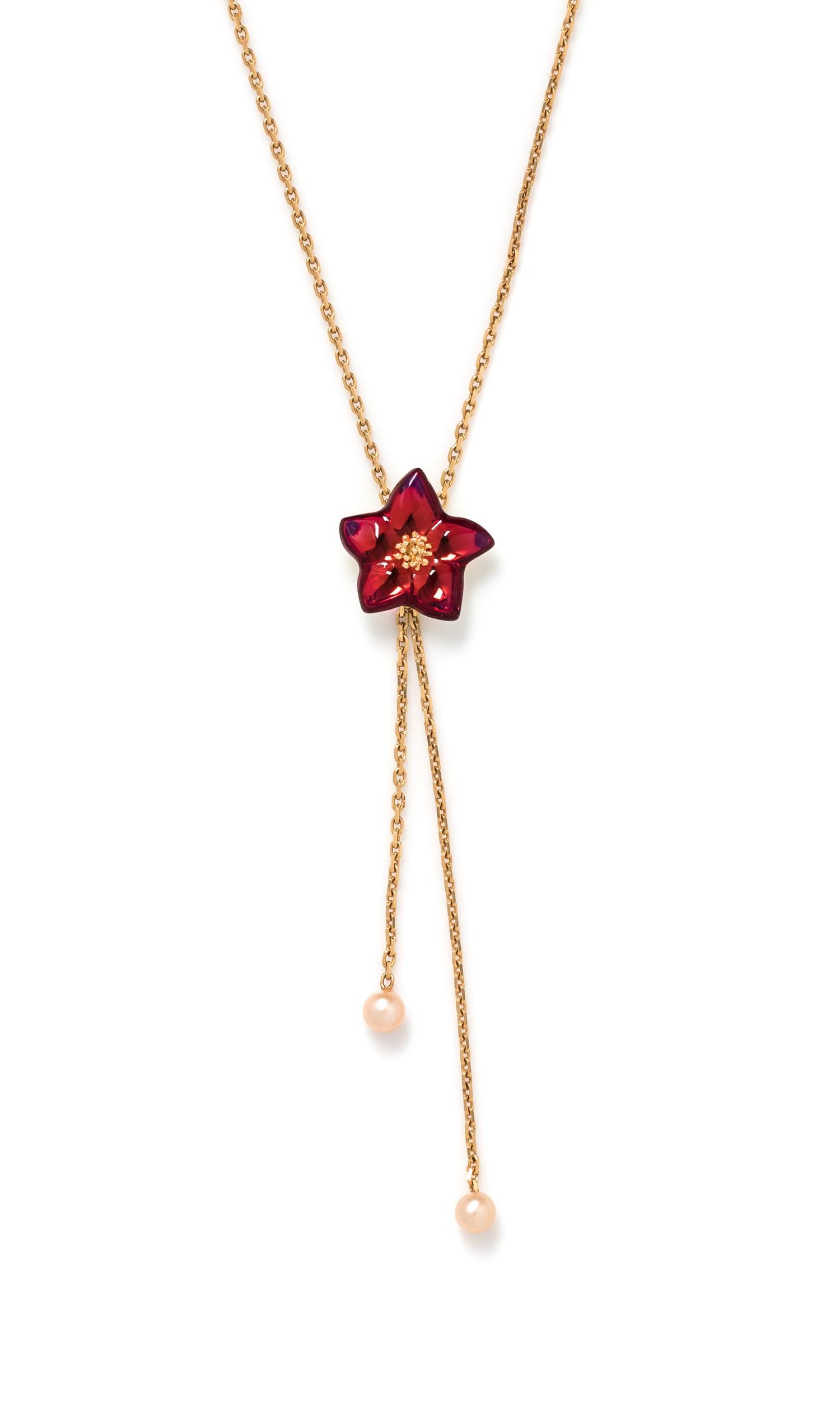 BACCARAT, 'BLOSSOM RUBY STAR' LARIAT NECKLACE