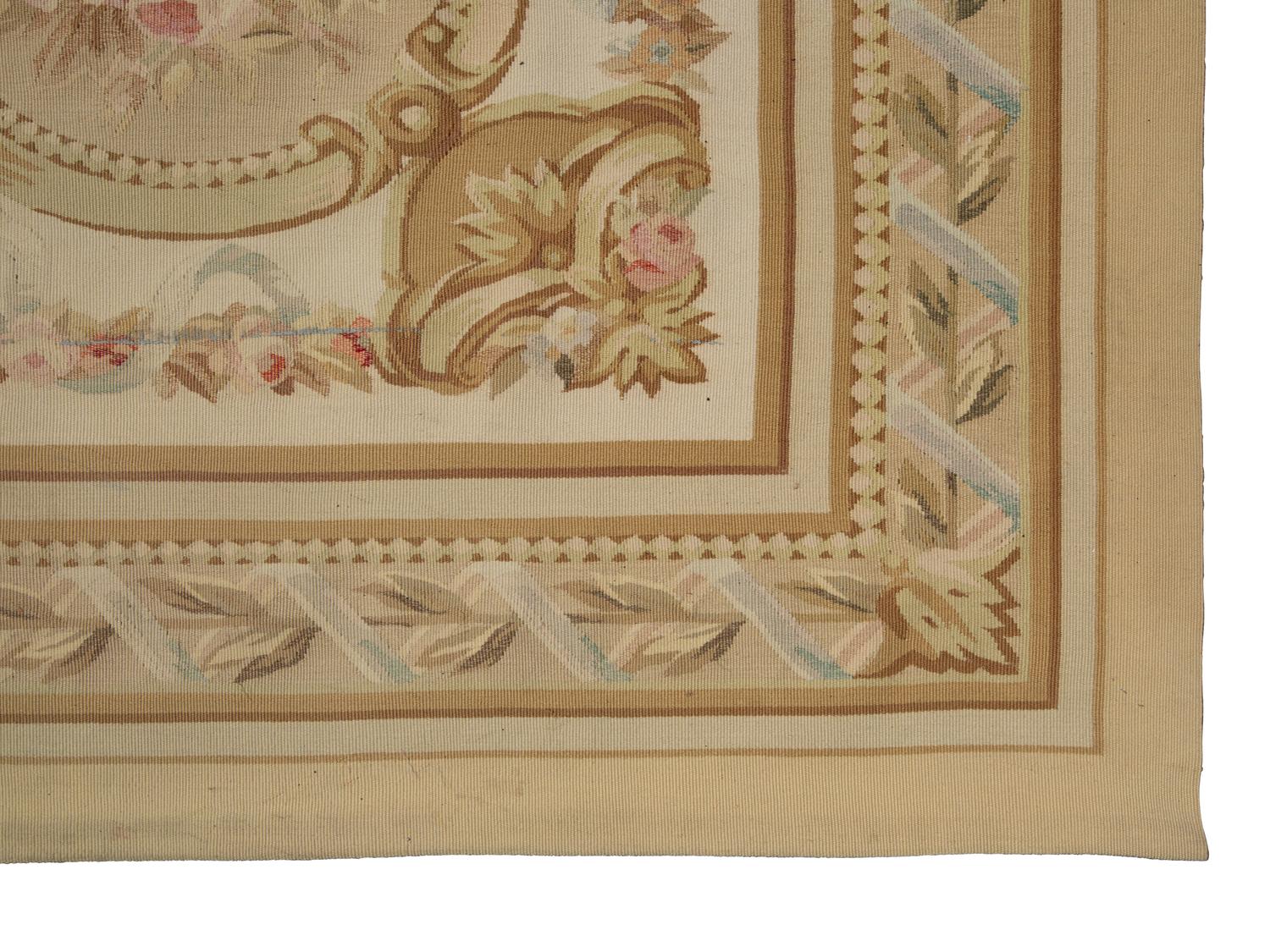 An Aubusson Style Wool Rug