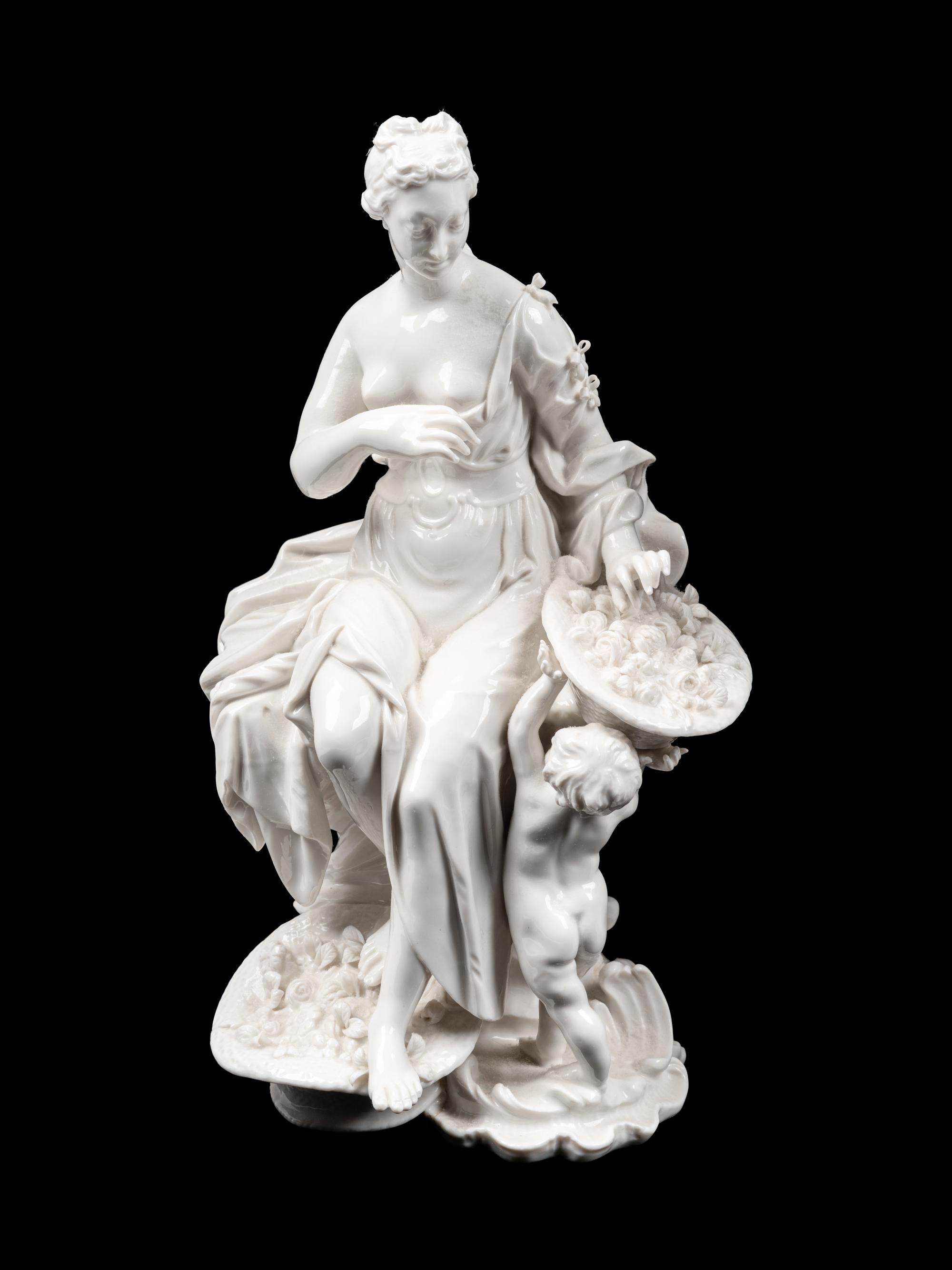 Four German Porcelain Figures Allegorical of the Seasons