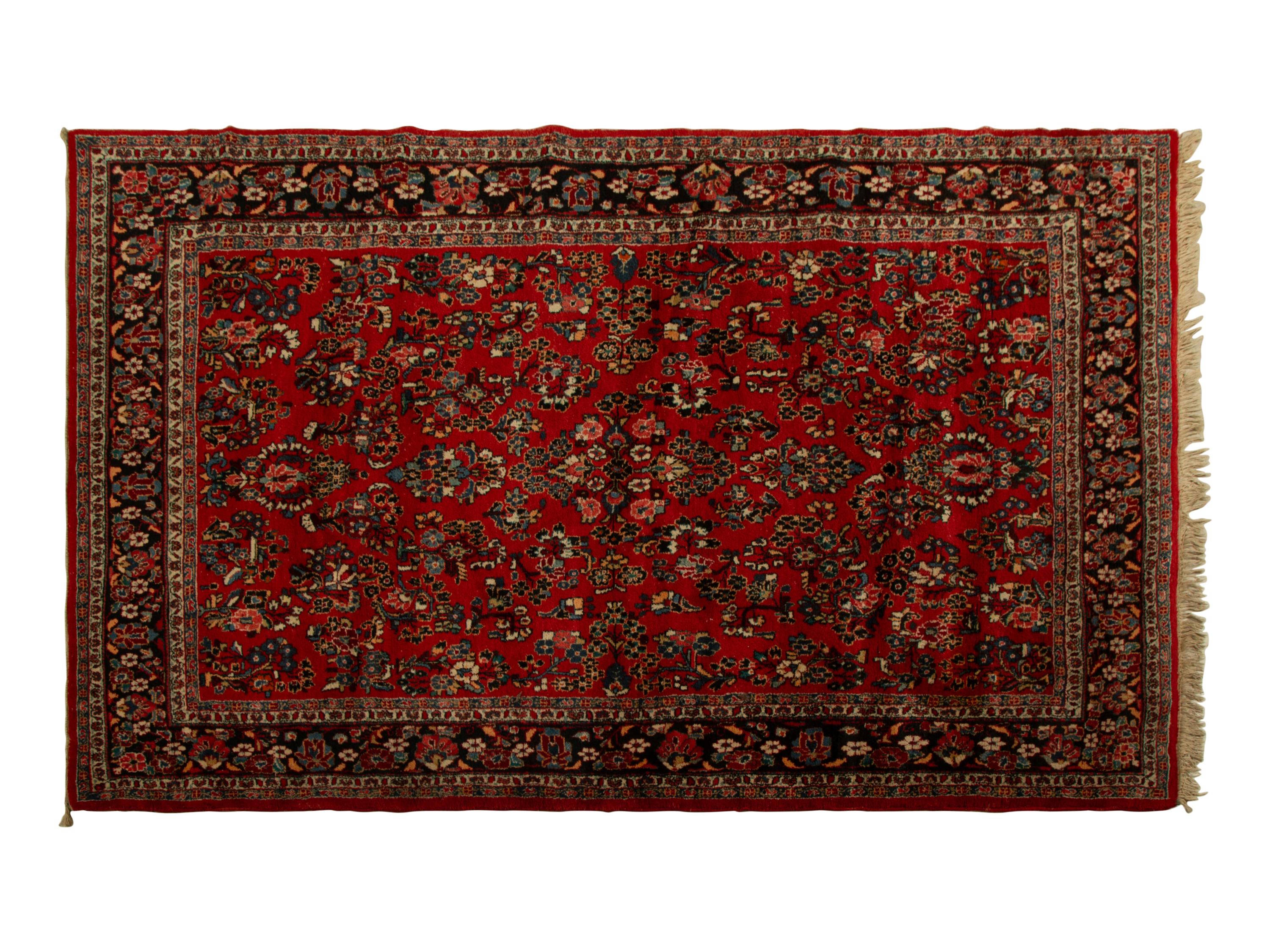 A Sarouk Wool Rug