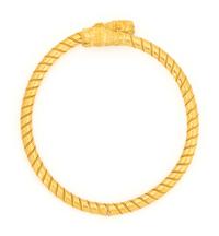 LALAOUNIS, YELLOW GOLD TORQUE NECKLACE