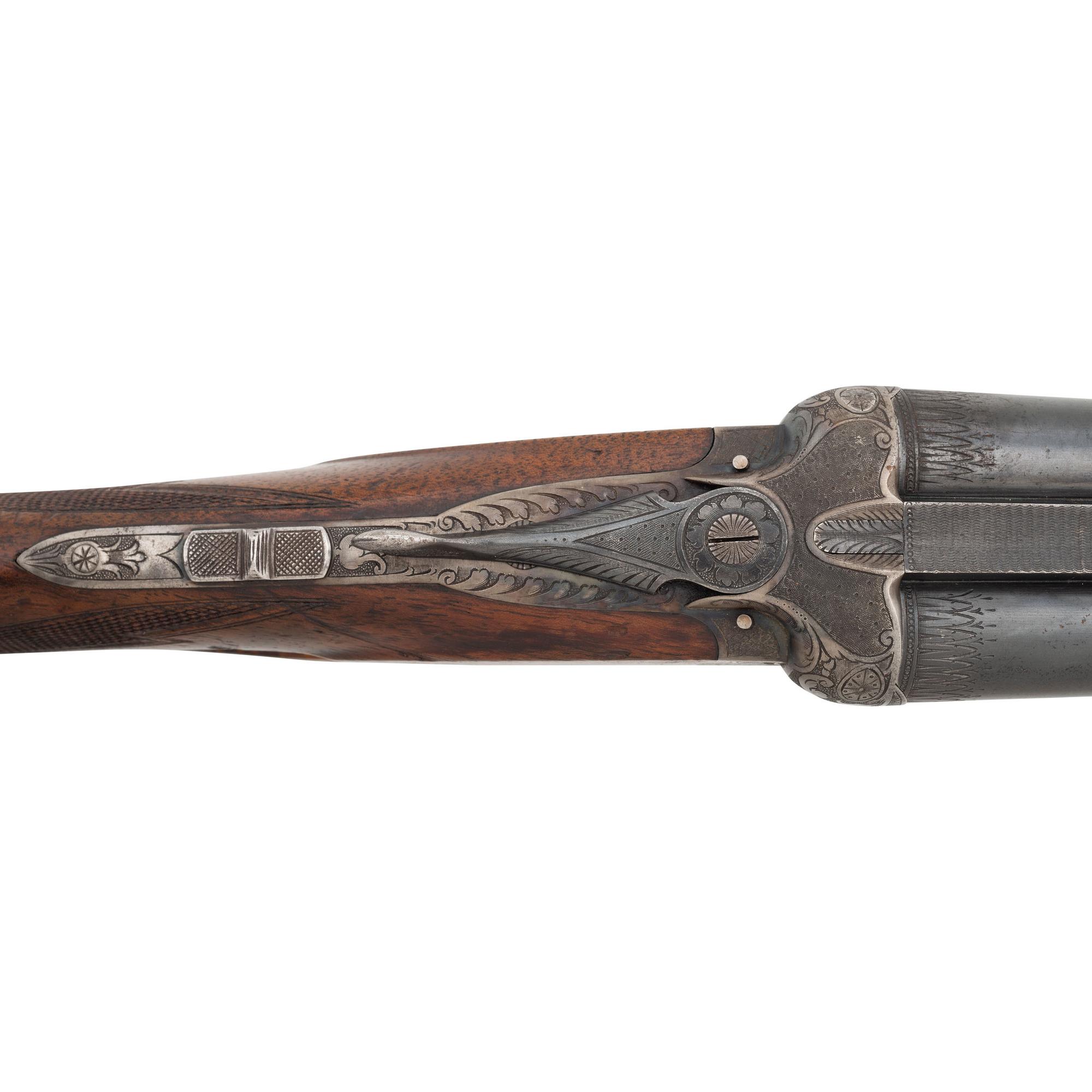 ** German SxS Boxlock Shotgun German Guild Gun