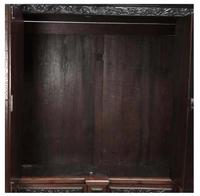 A Flemish Part-Ebonized Carved Rosewood Armoire — 17TH/18TH CENTURY