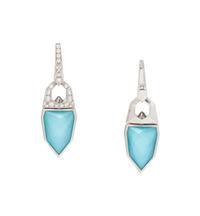 STEPHEN WEBSTER, DOUBLET AND DIAMOND CONVERTIBLE EARCLIPS