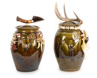Robert Behr and Leah Rollins 22 x 12 inches — (American, 20th century)