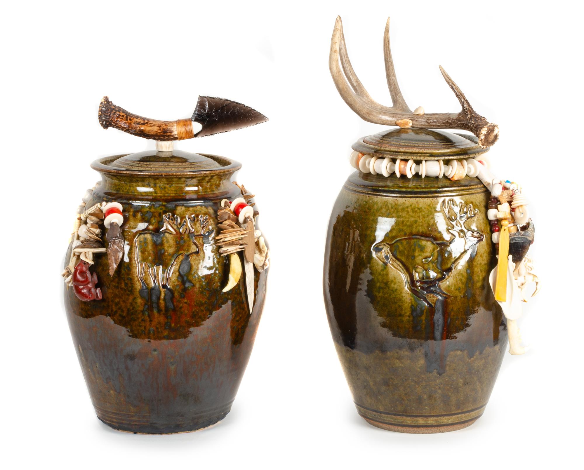Robert Behr and Leah Rollins 22 x 12 inches — (American, 20th century)