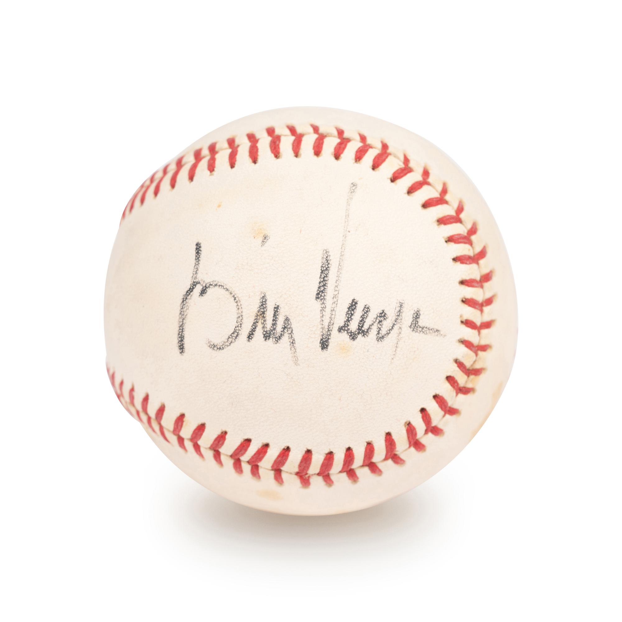 A Group of Harry Caray and Bill Veeck Signed Autograph Baseballs (Beckett Authentication Services Letters BAS Certified),