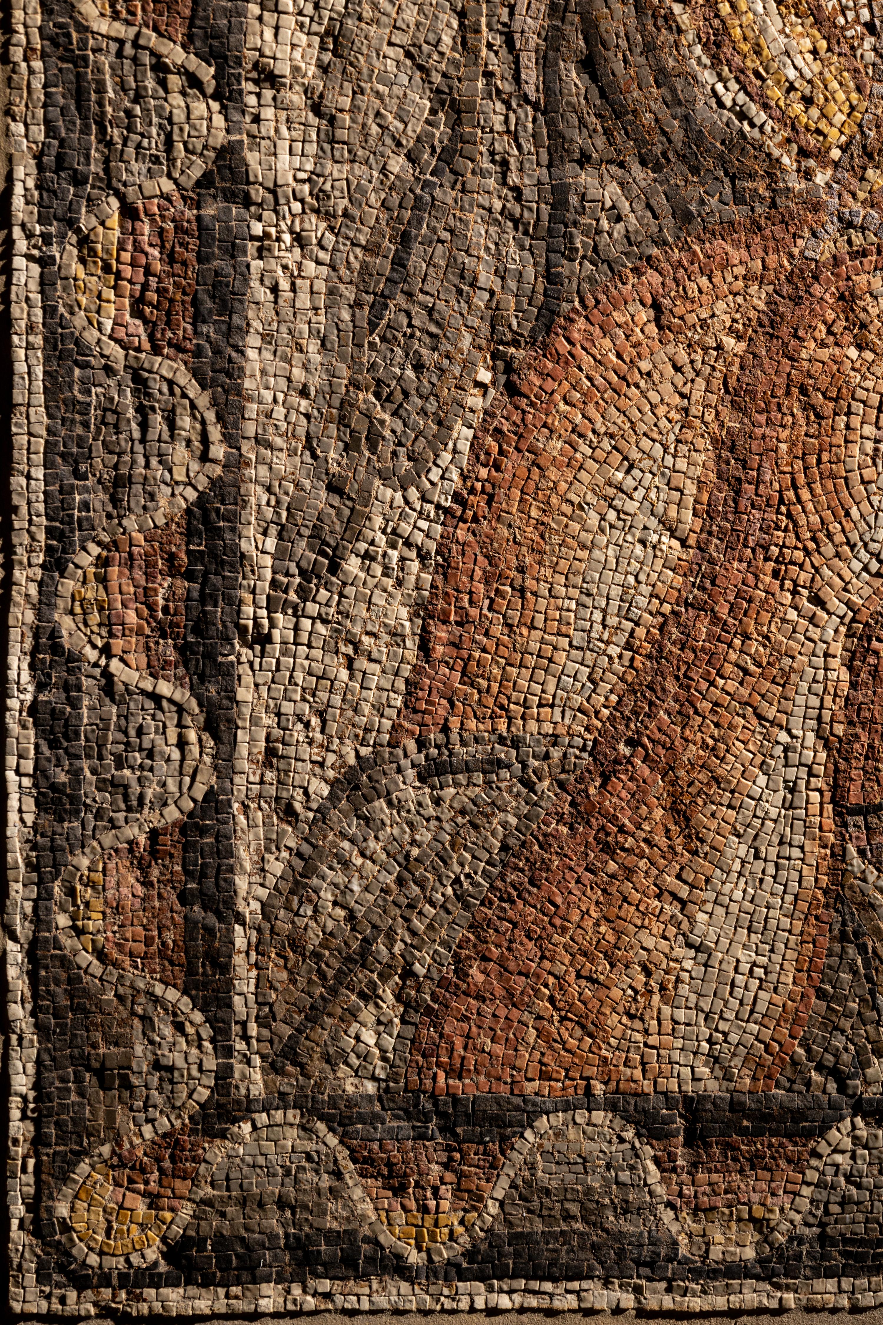 A Roman Mosaic Panel Depicting Summer