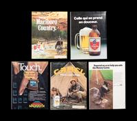 A Group of Five 1970s - 1980s Major League Baseball All-Star Game Programs and Media Passes,