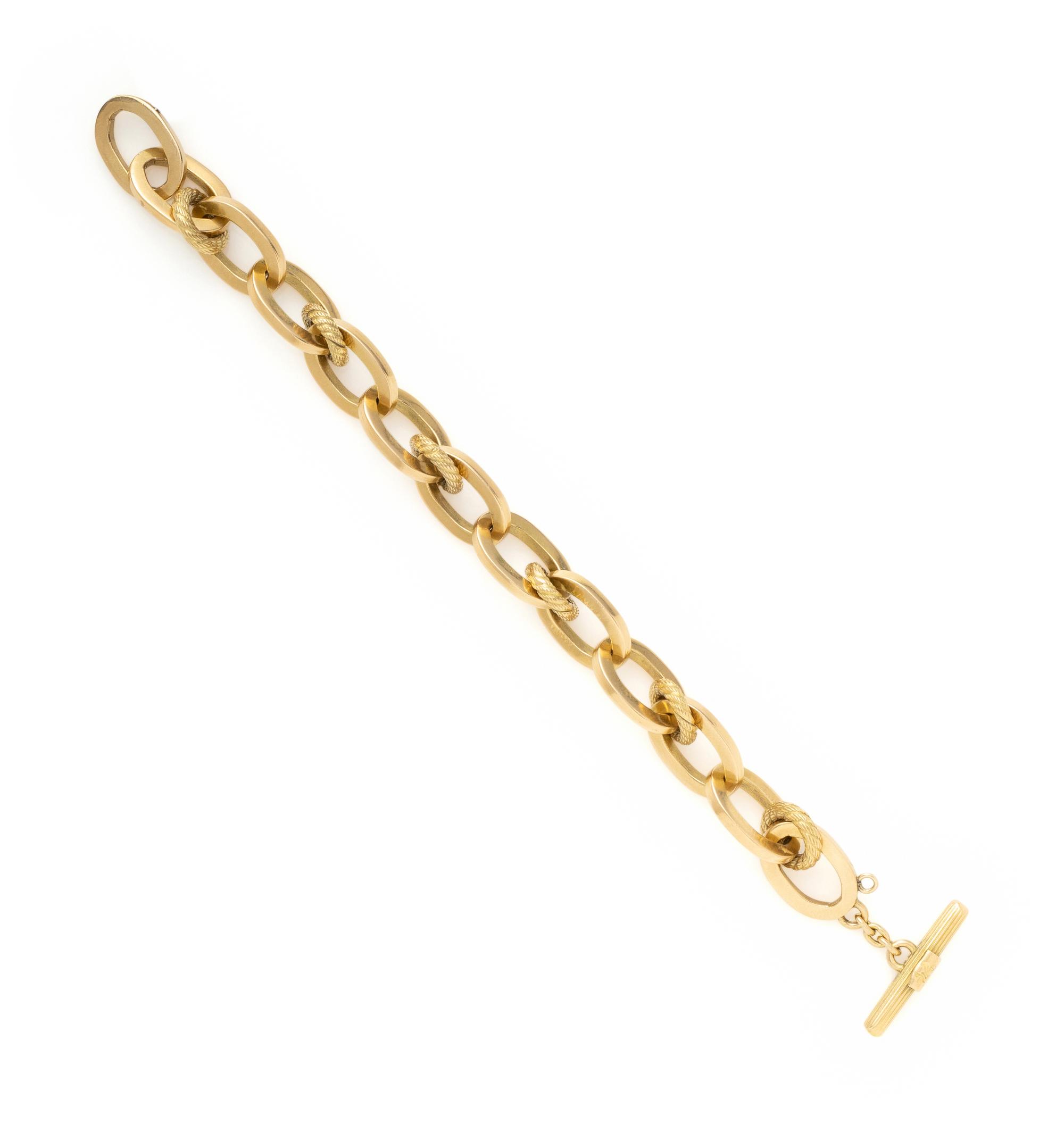 YELLOW GOLD BRACELET