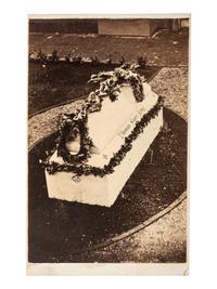 [POLITICS IN AMERICA]. LAWRENCE & HOUSEWORTH, photographers. Starr King’s Tomb. March 4th, 1865 . San Francisco, CA: 1865.