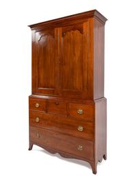 A Federal Cherry Linen Press