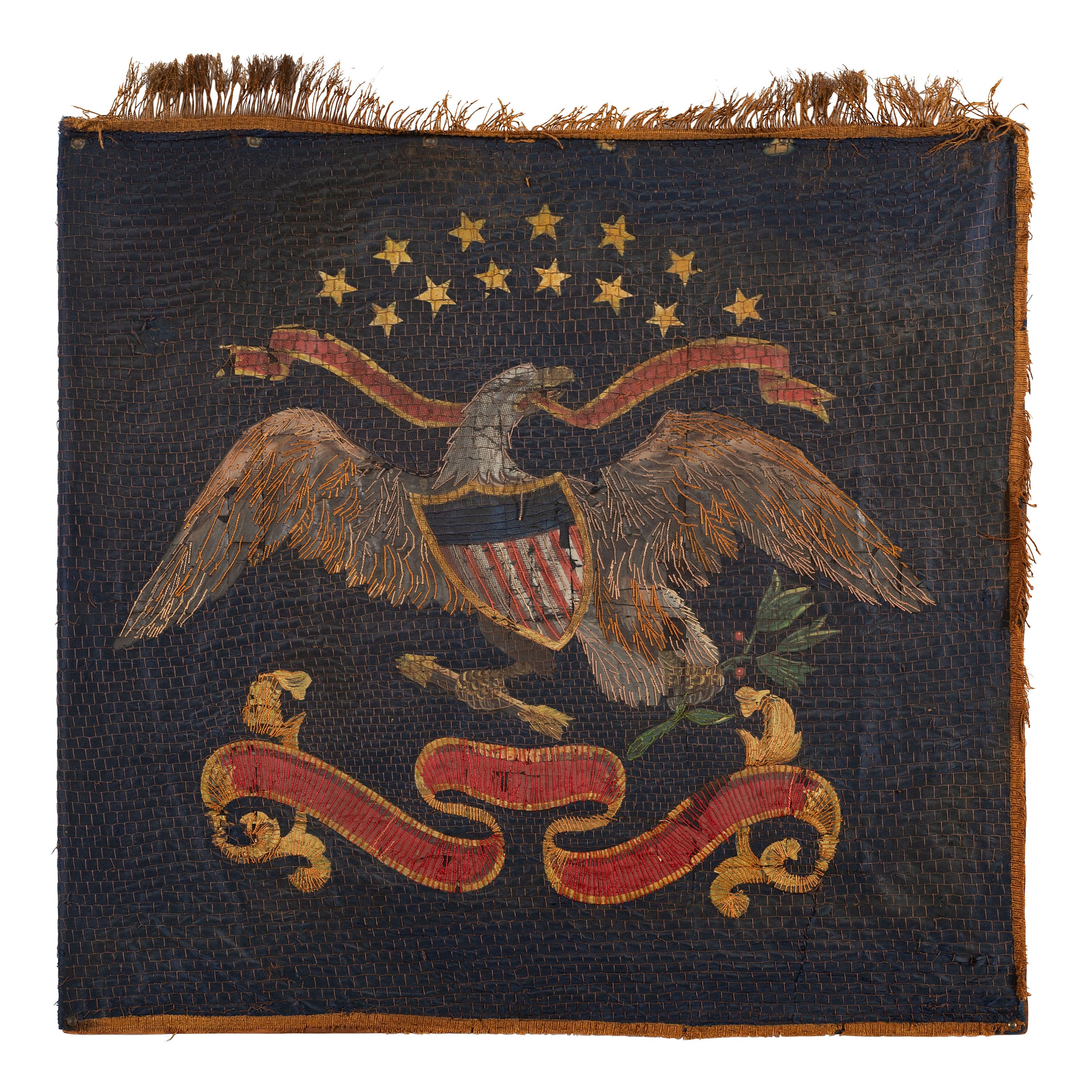 [INDIAN WARS]. US Cavalry regimental colors descended directly in the family of Nelson Miles.