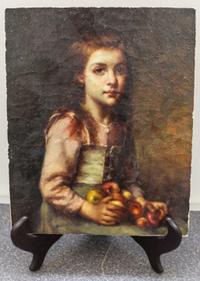 Artist Unknown, (19th century), Girl with Apples