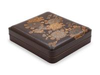 A Gold and Black Lacquer Writing Box, Suzuribako