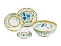 An Hermès Toucans Porcelain Dinner Service