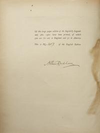 [Rackham, Arthur] Ingoldsby, Thomas. The Ingoldsby Legends or Mirth & Marvels