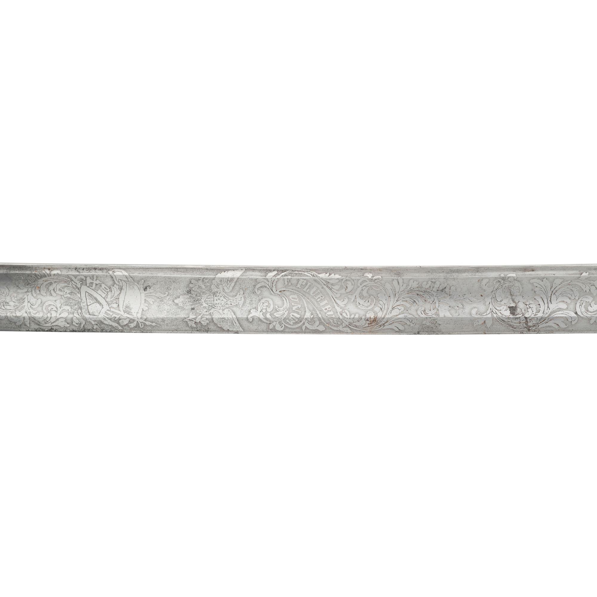 Model 1850 Foot Officers Sword Inscribed to Lt. James Reeves 24th NJ - Wounded at Fredericksburg & Chancellorsville with CDV
