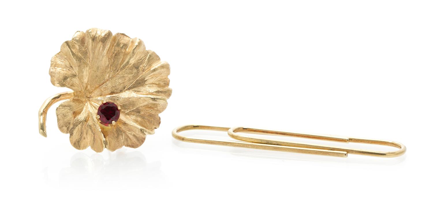 A Collection of 14 Karat Yellow Gold Jewelry, 10.90 dwts.