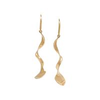 TIFFANY & CO, FRANK GEHRY, YELLOW GOLD 'ORCHID DROP' EARRINGS