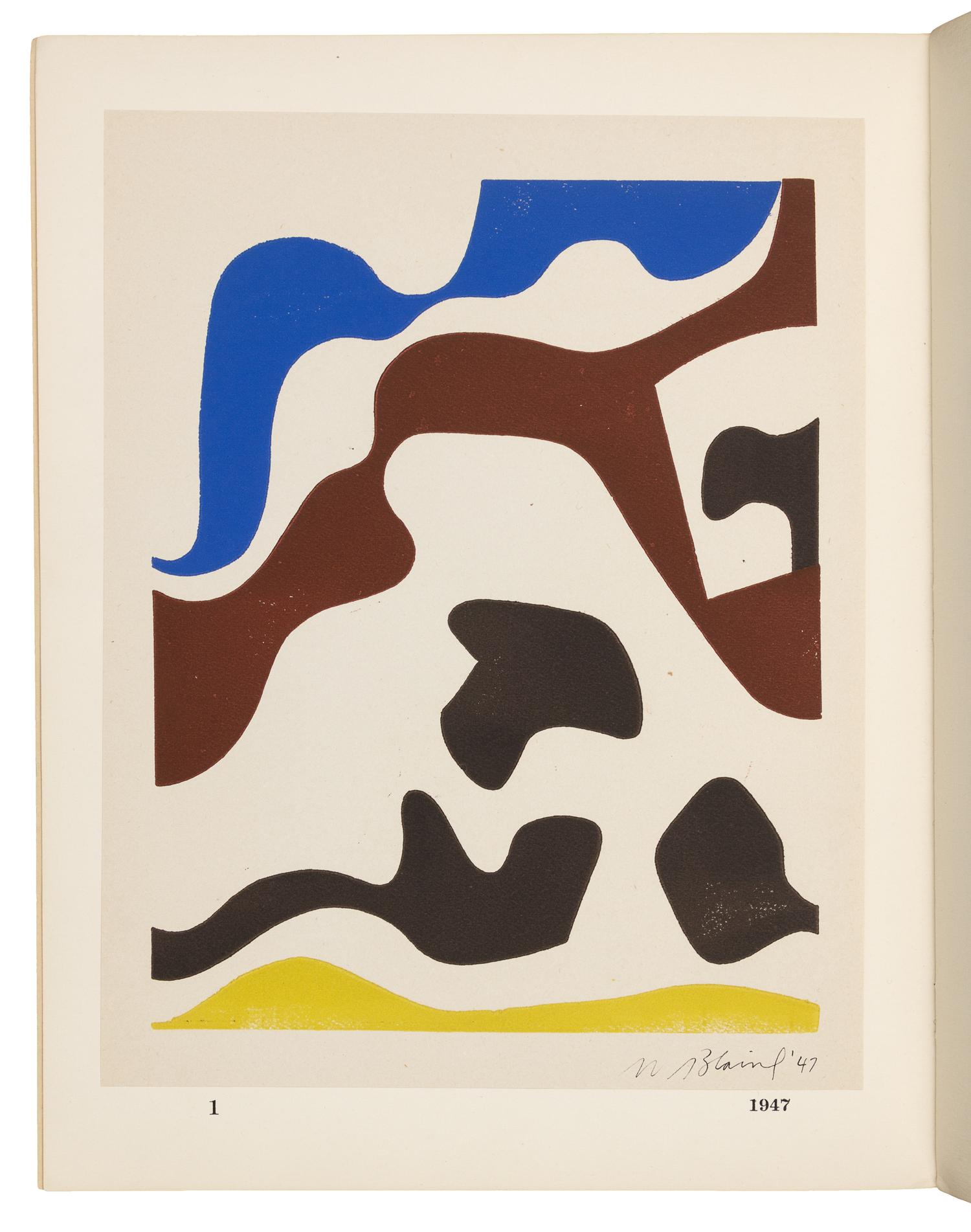 BLAINE, Nell (1922-1996), illustrator. -- KOCH, Kenneth (1925-2002). Nell Blaine Prints, Kenneth Koch Poems. New York: The Tibor de Nagy Gallery, 1953.