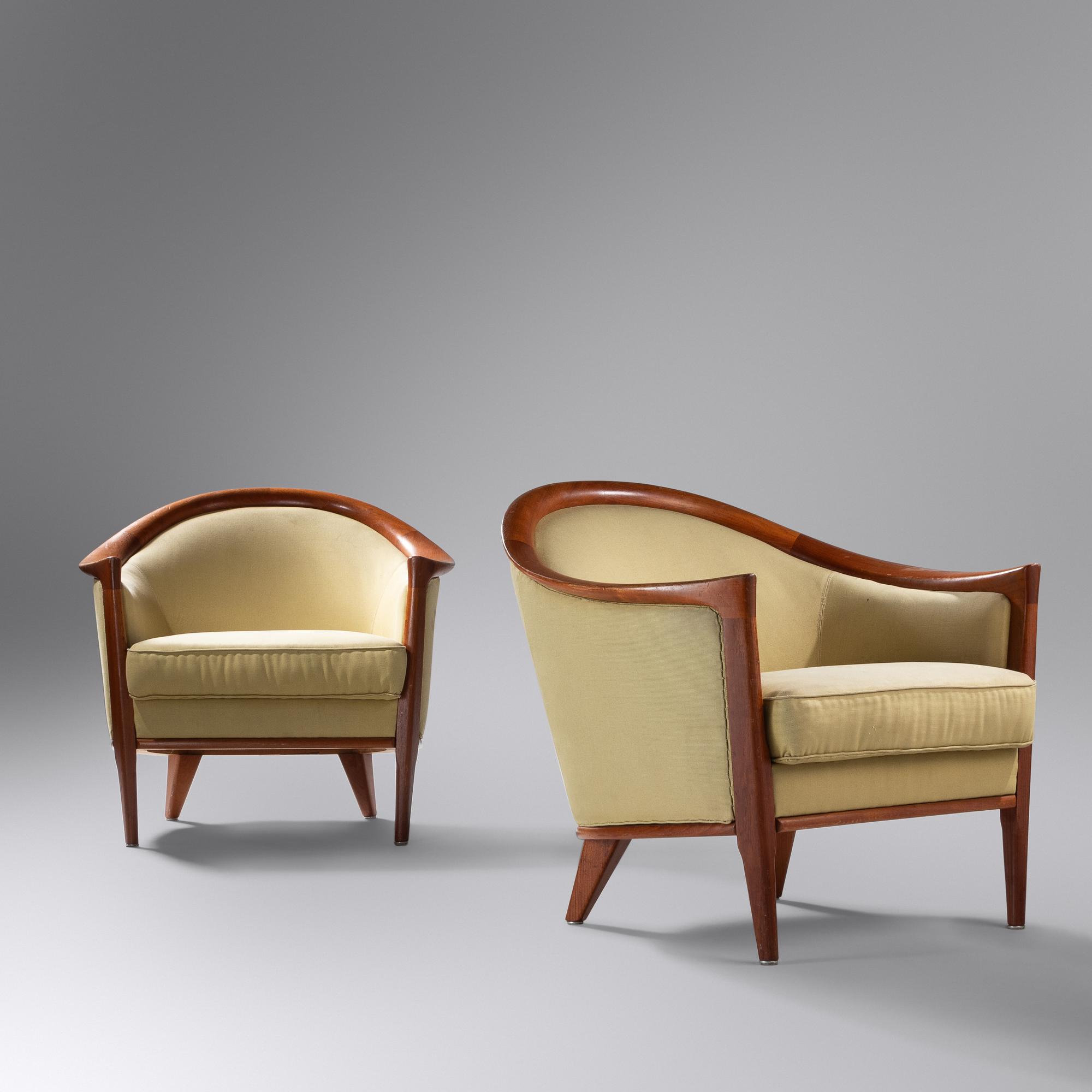 Pair of Lounge Chairs Sweden, c. 1960