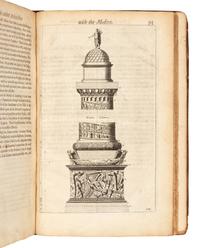 FRÉART, ROLAND, Sieur de Chambray (ca 1606-1676). A Parallel of the Antient Architecture with the Modern in a Collection of ten Principal Authors who have written upon the five orders… London: T. Roycroft for J. Place, 1664.