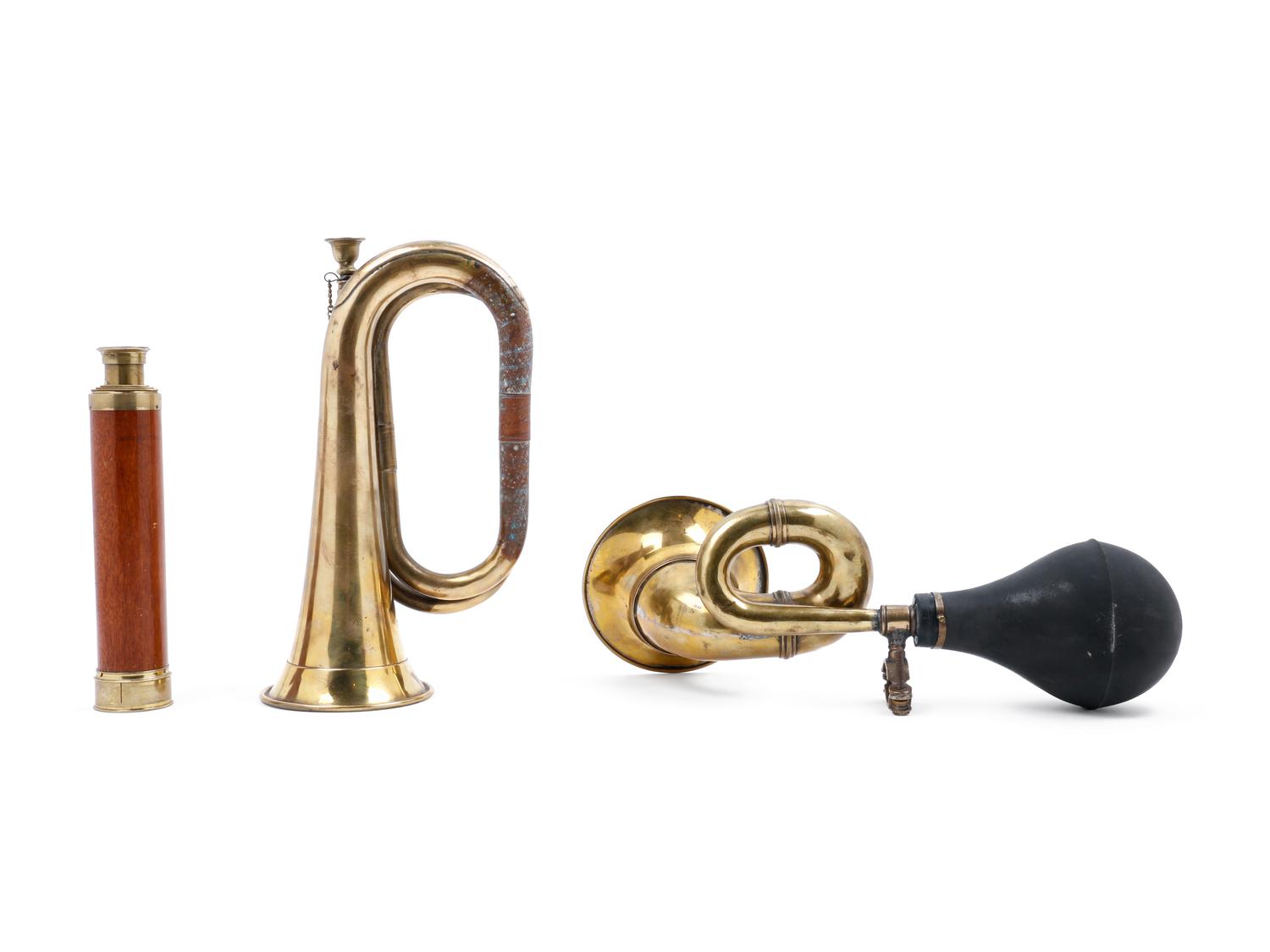 A Pair of Brass Horns