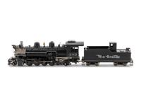 A Fujiyama Polychrome OO-Gauge Rio Grande 2-8-2 Locomotive and Tender