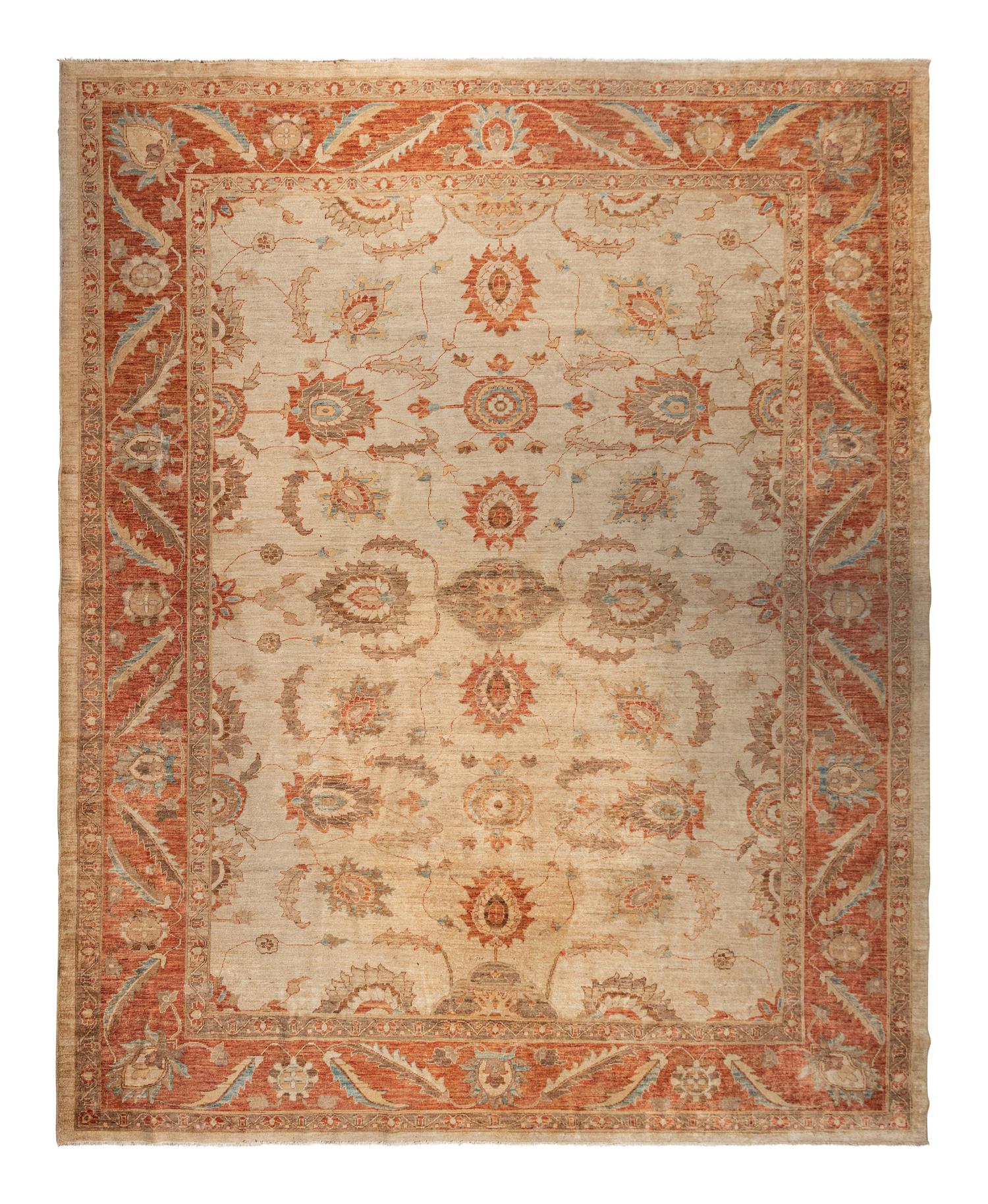 An Oushak Wool Rug