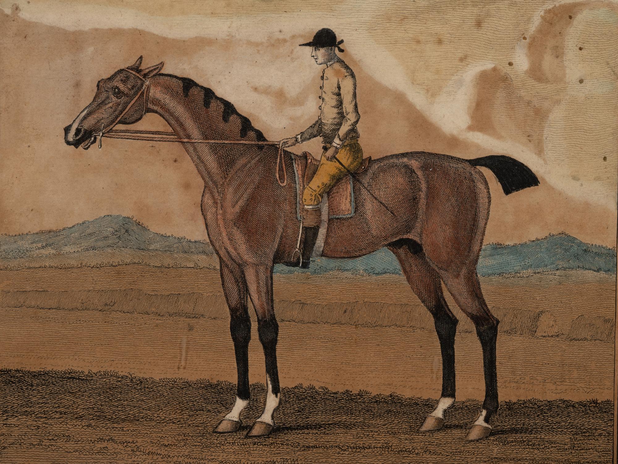Two Pairs of Hand Colored Engravings (17th/18th Century)