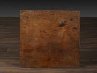 A Federal Cherrywood and Tiger Maple One Drawer Work Stand