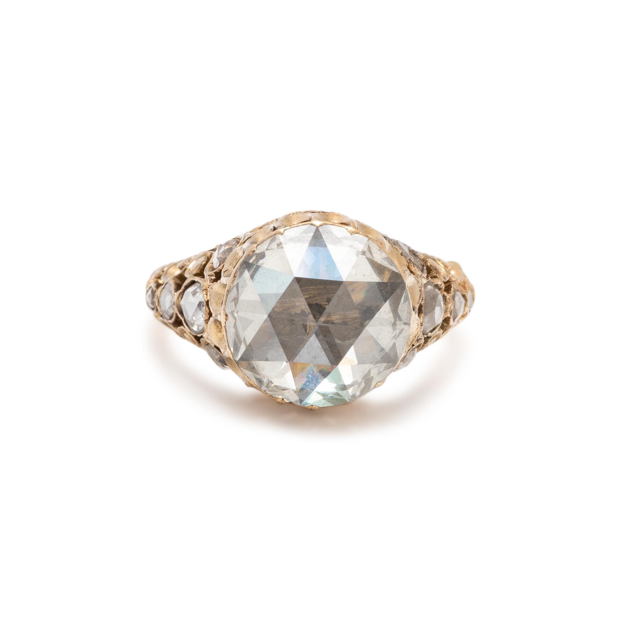 ANTIQUE, DIAMOND RING