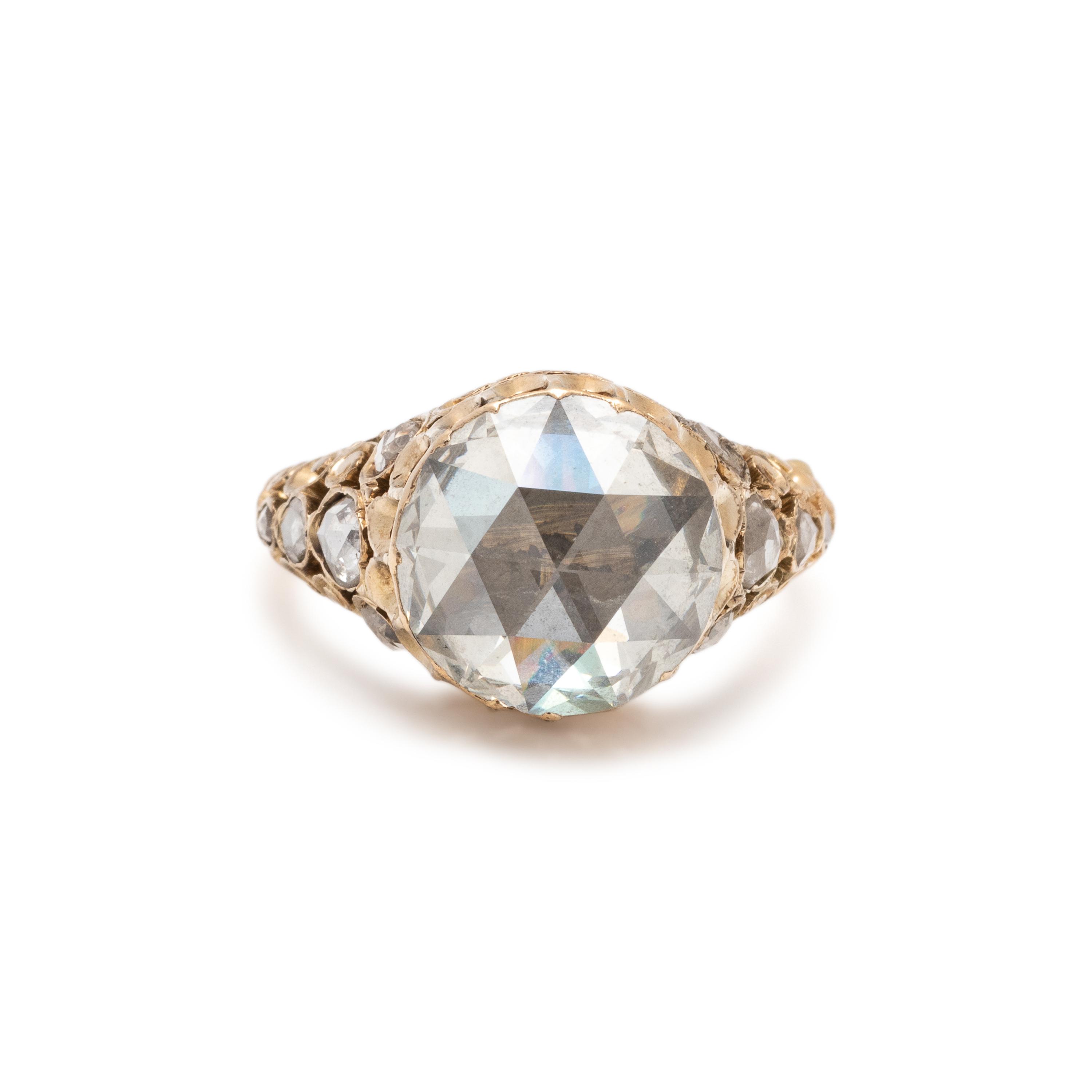 ANTIQUE, DIAMOND RING
