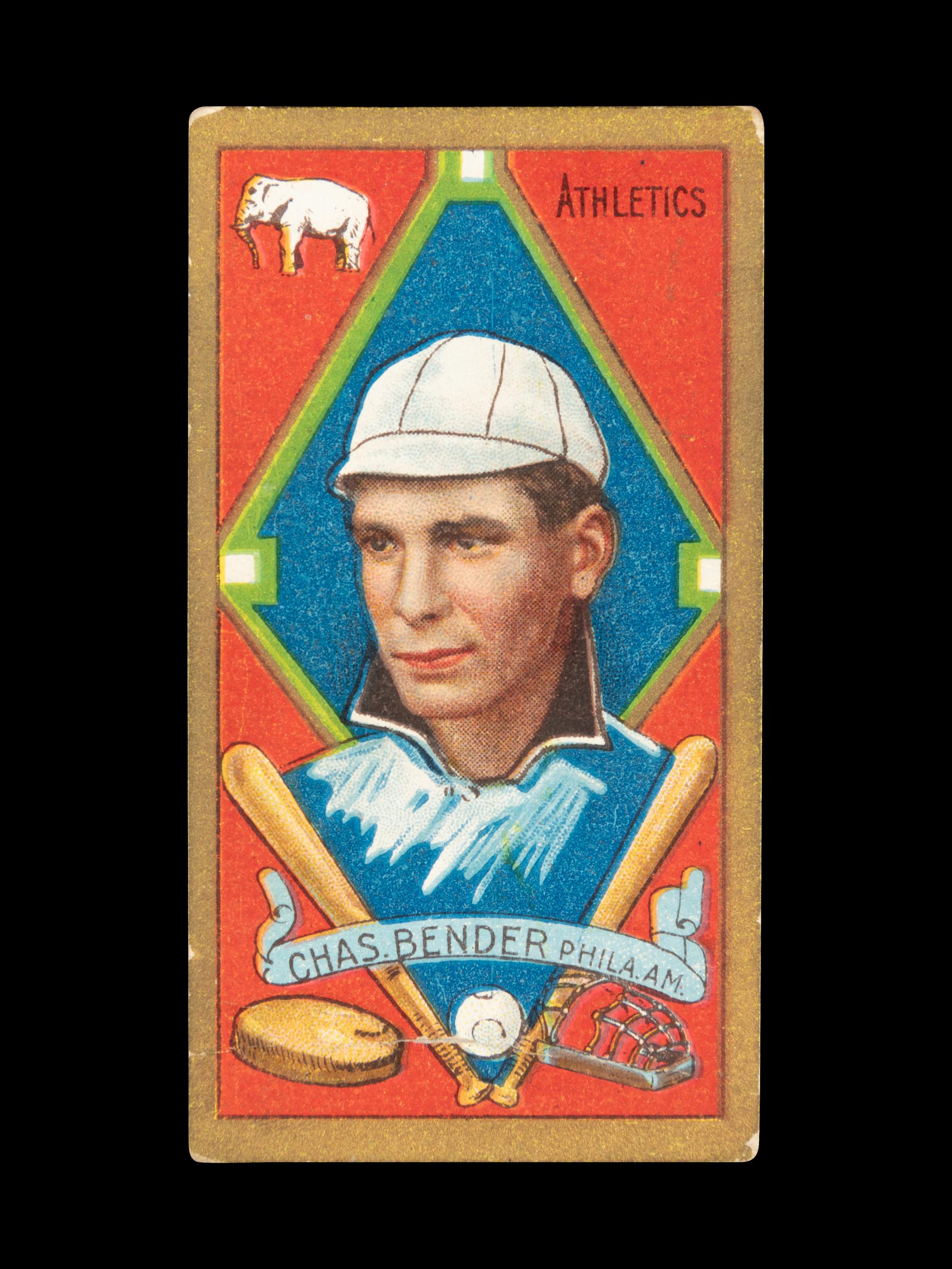 A 1911 T205 Gold Border Piedmont Chief Bender