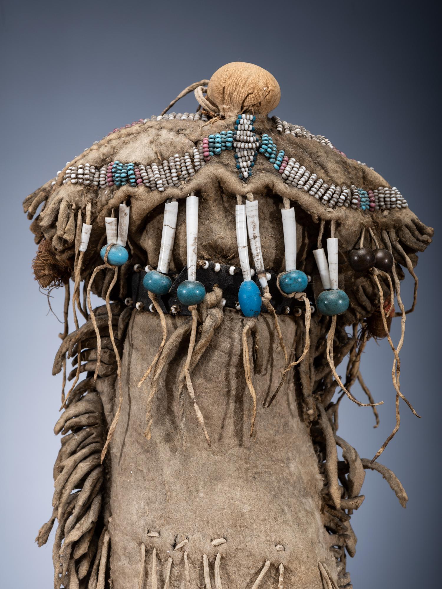 Plateau Beaded Hide Doll