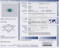 A Platinum, Colombian Emerald and Diamond Ring, 4.40 dwts.