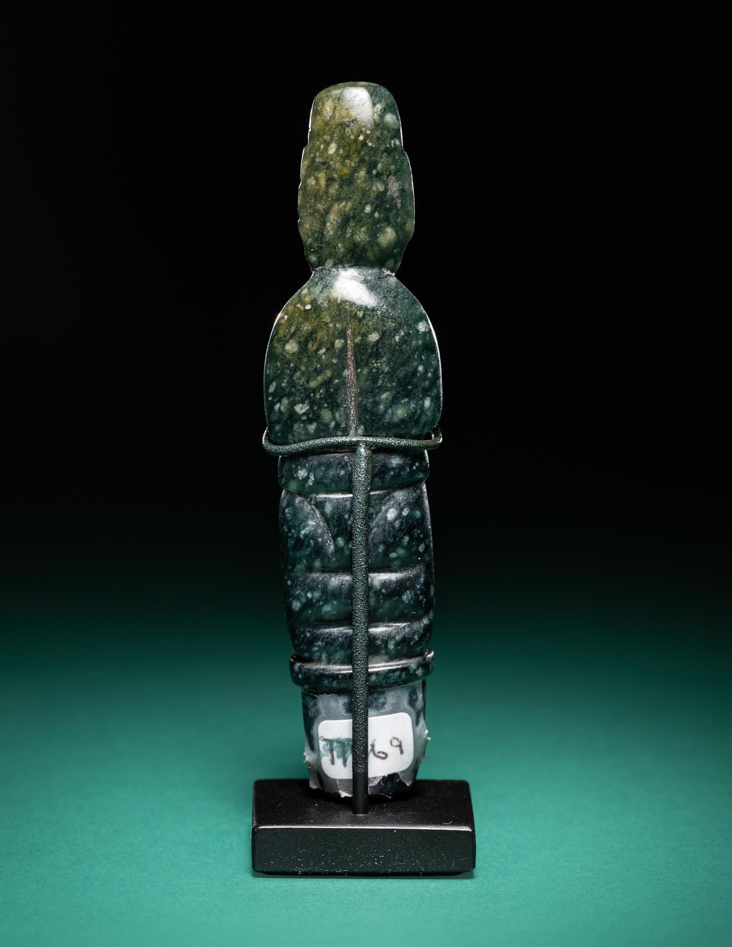An Olmec Jade Pounding Figure
