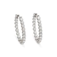 DIAMOND HOOP EARRINGS