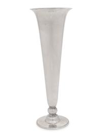 A Tiffany and Co. Silver Trumpet Vase