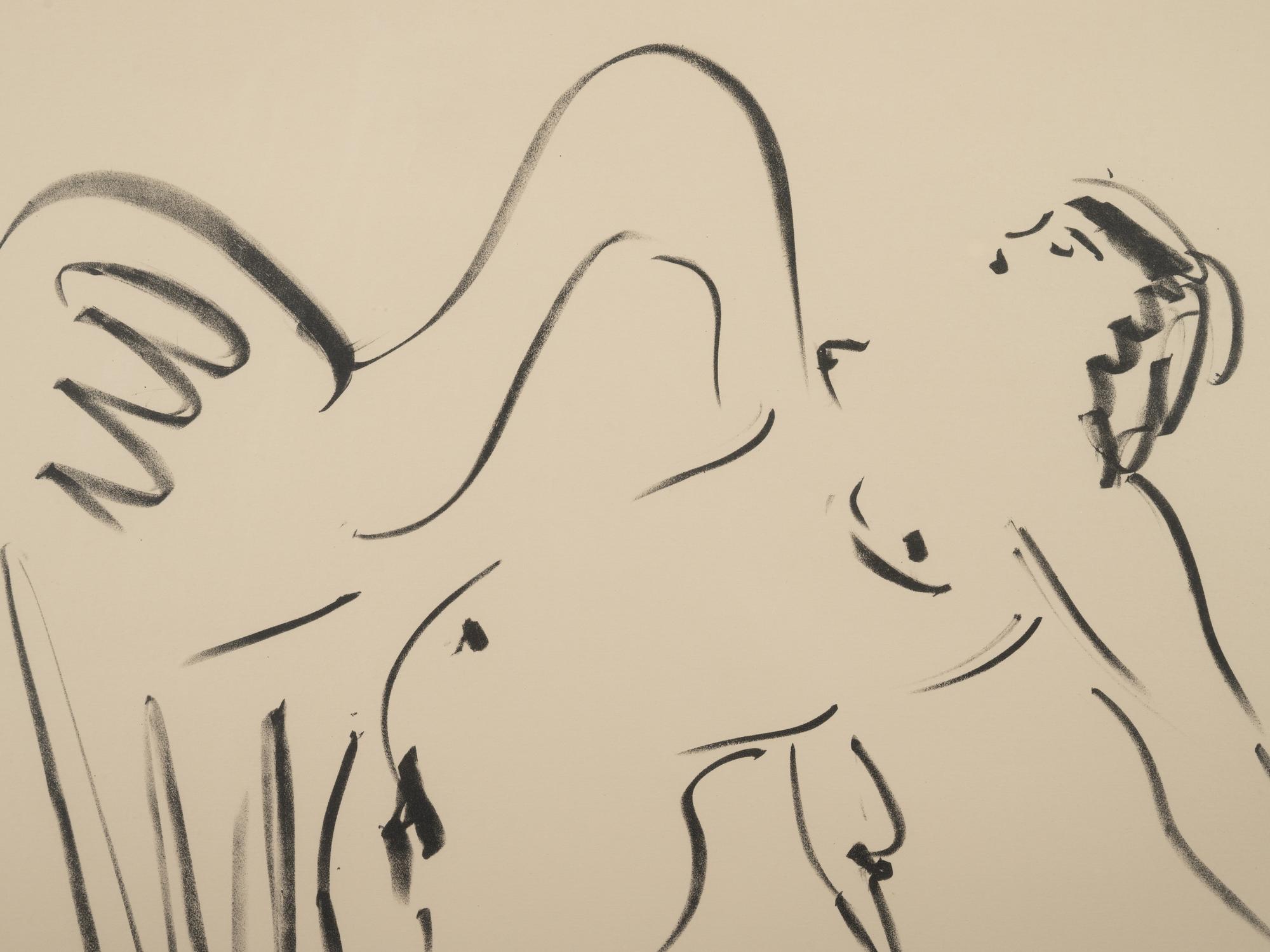 Leda and the Swan (a pair of prints)