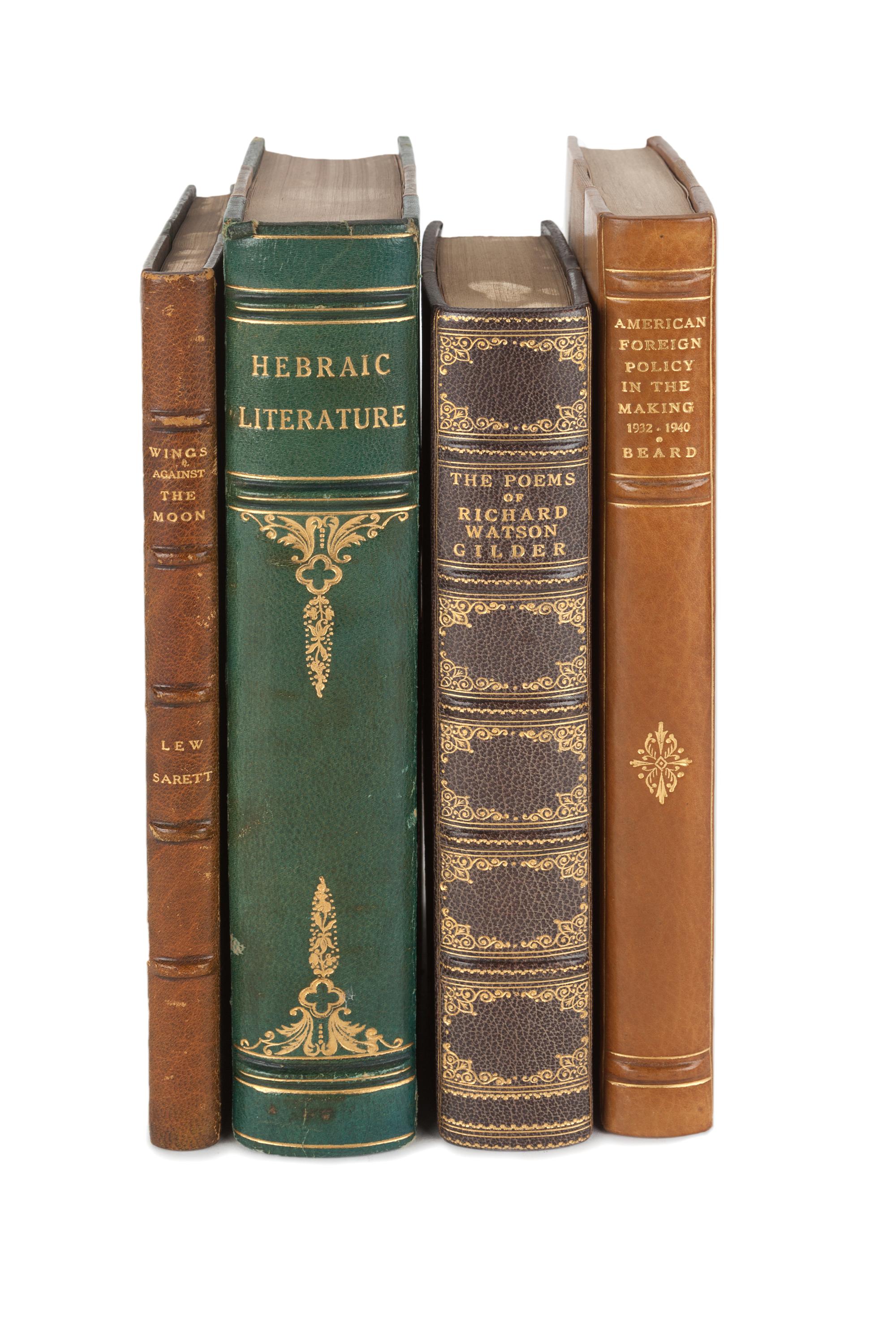 [MONASTERY HILL BINDING]. A group of 4 works bound by the Monastery Hill Bindery, comprising: