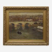 Edward Willis Redfield (American, 1869–1965) Le Pont à Charenton