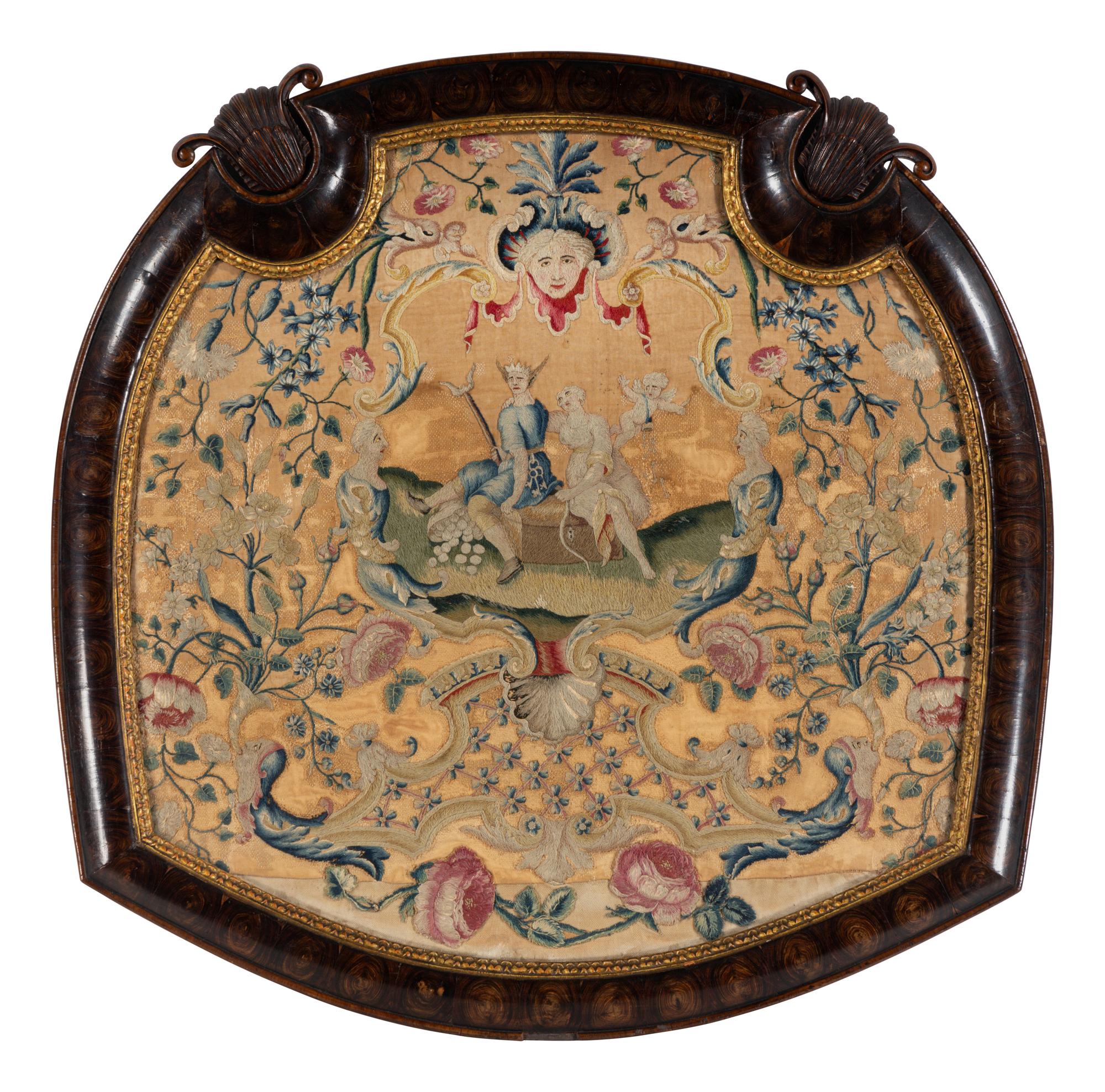A Pair of Italian Needlework Panels