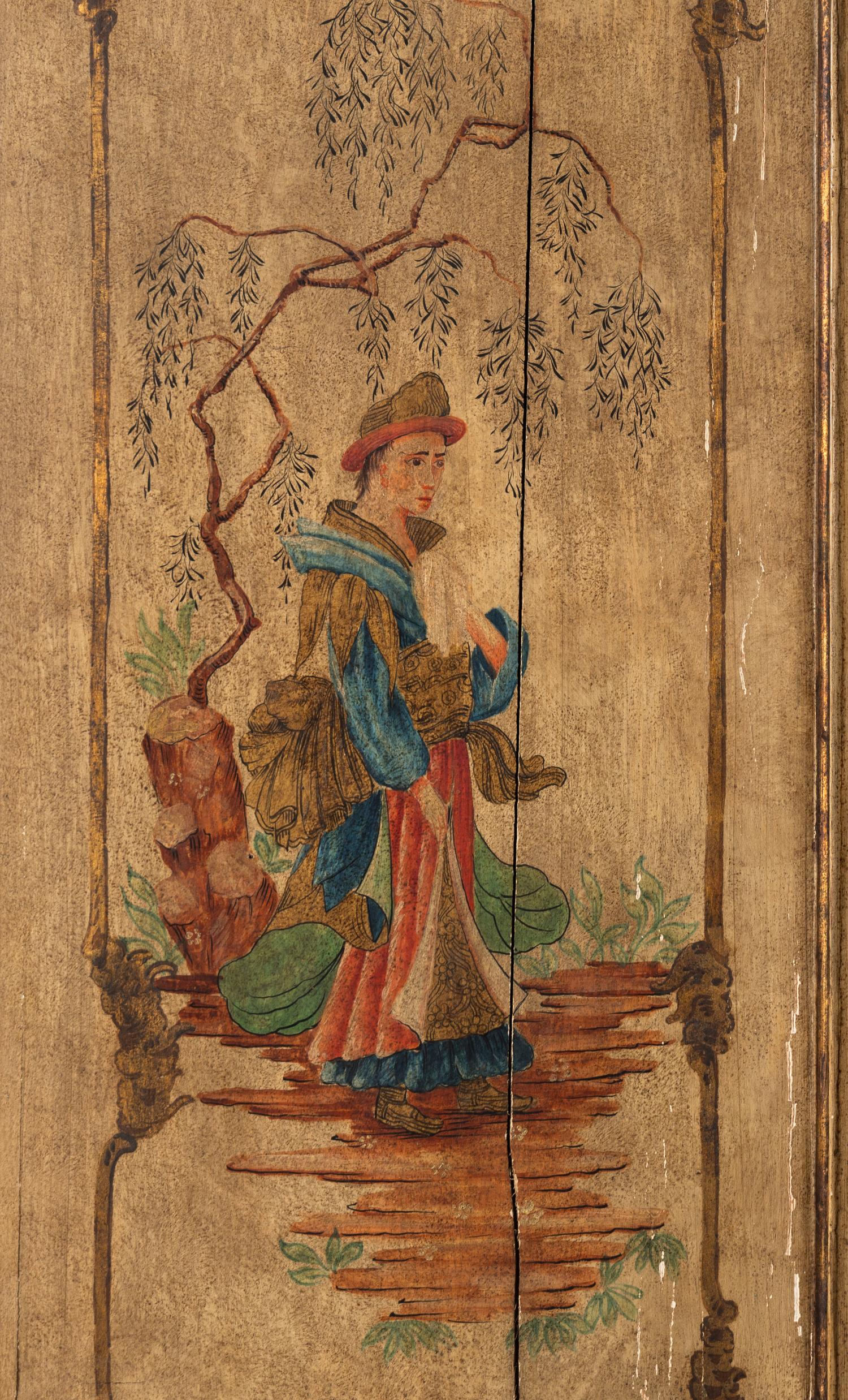 A Pair of Italian Rococo Painted Doors from the Embassy of Italy, Washington, D.C.