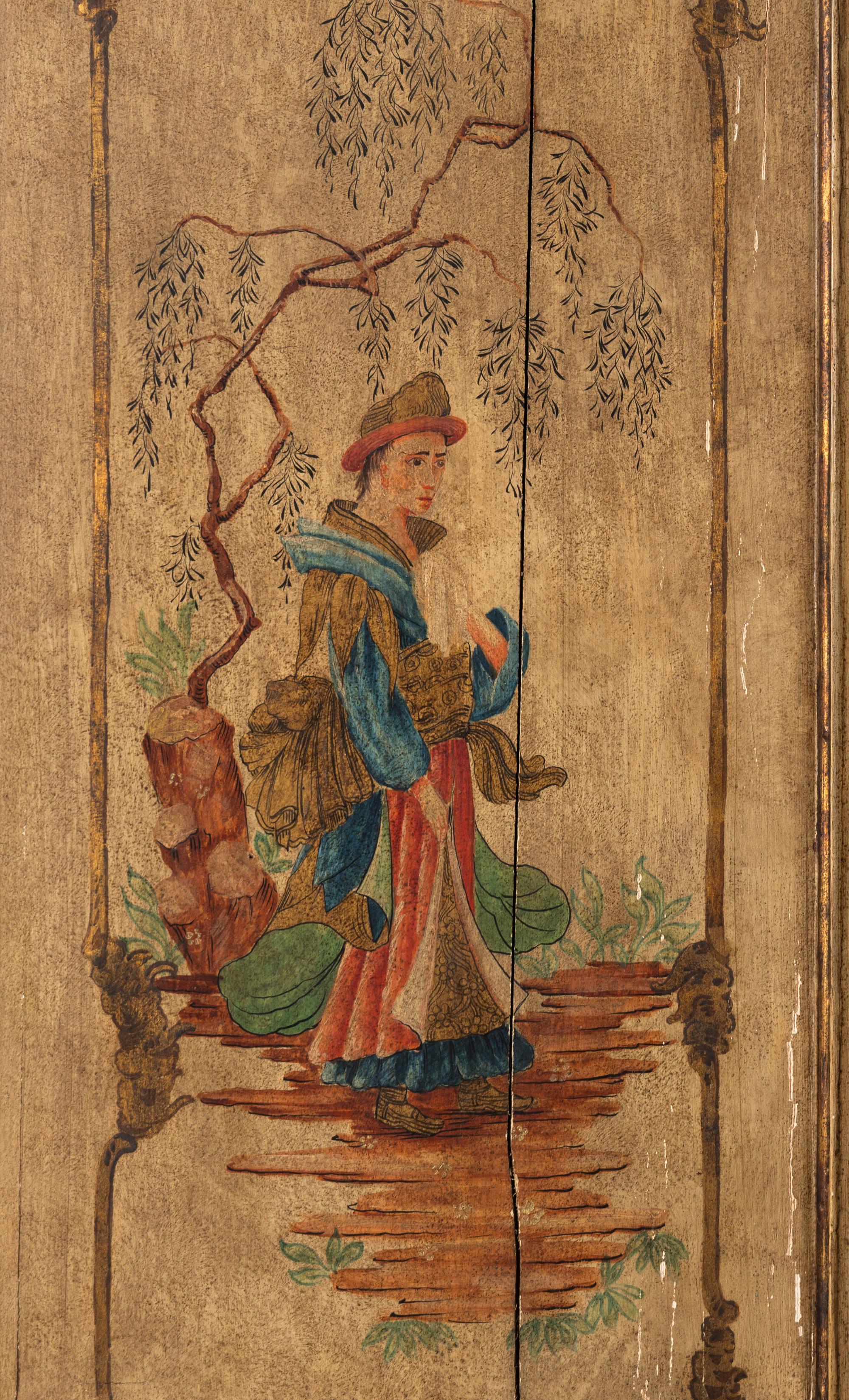 A Pair of Italian Rococo Painted Doors from the Embassy of Italy, Washington, D.C.