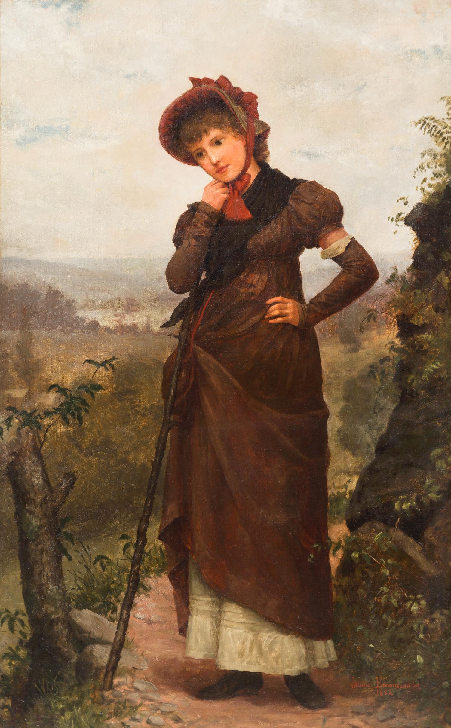 Jennie Augusta Brownscombe, (American, 1850-1936), A Walk Through the Country, 1882