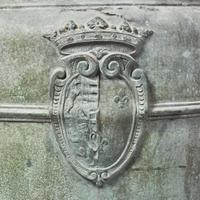 An Italian bronze royal marriage urn bearing the combined arms of the House of Savoy and France 17th century