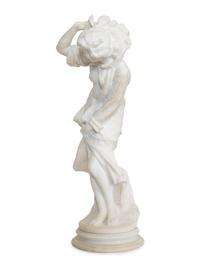 Figure of a Nude Maiden in a Windblown Cape