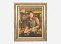 Robert Kennedy Abbett (American, 1926–2015) - Portrait of Mr. Frank Rhodes Jr.